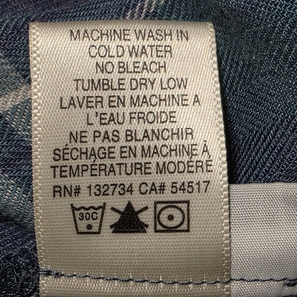 EUC CLOTH & STONE FLANNEL PLAID BUTTON DOWN SZ M - Picture 10 of 10